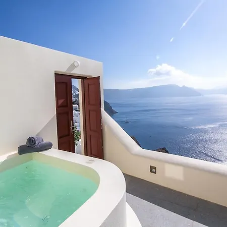 فيلة Elegant Santorini Spyros Demi Private Hot Tub Air Conditioning 2 Bedroom أويا