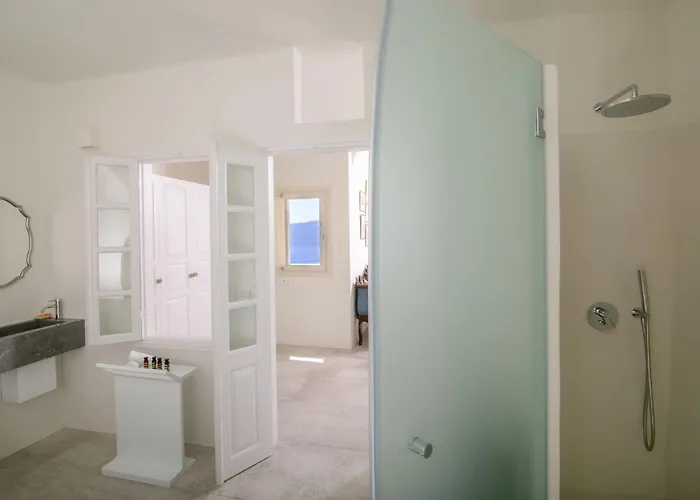 וילה Elegant Santorini Spyros Demi Private Hot Tub *